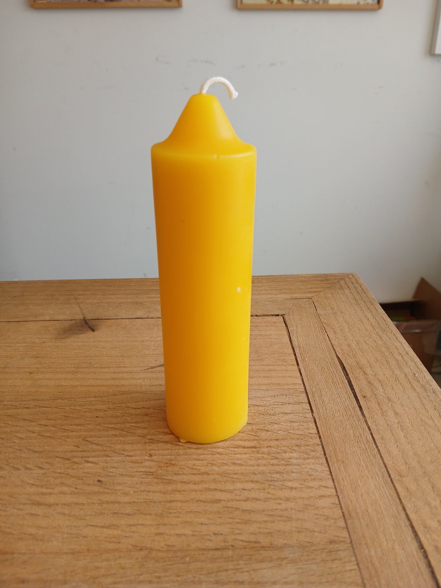 Emergency Taper Beeswax Candle