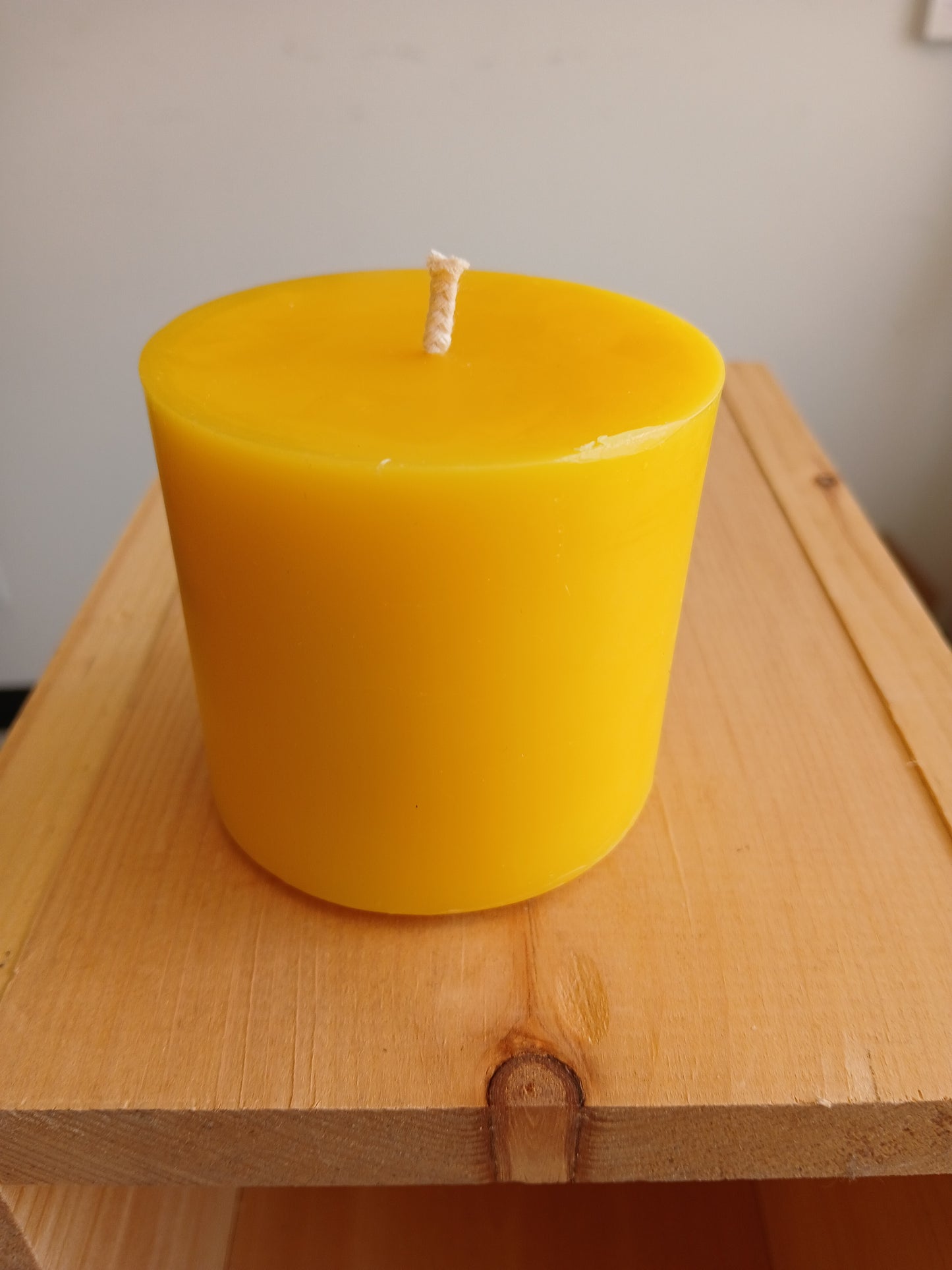 3x3 Pillar Beeswax Candle