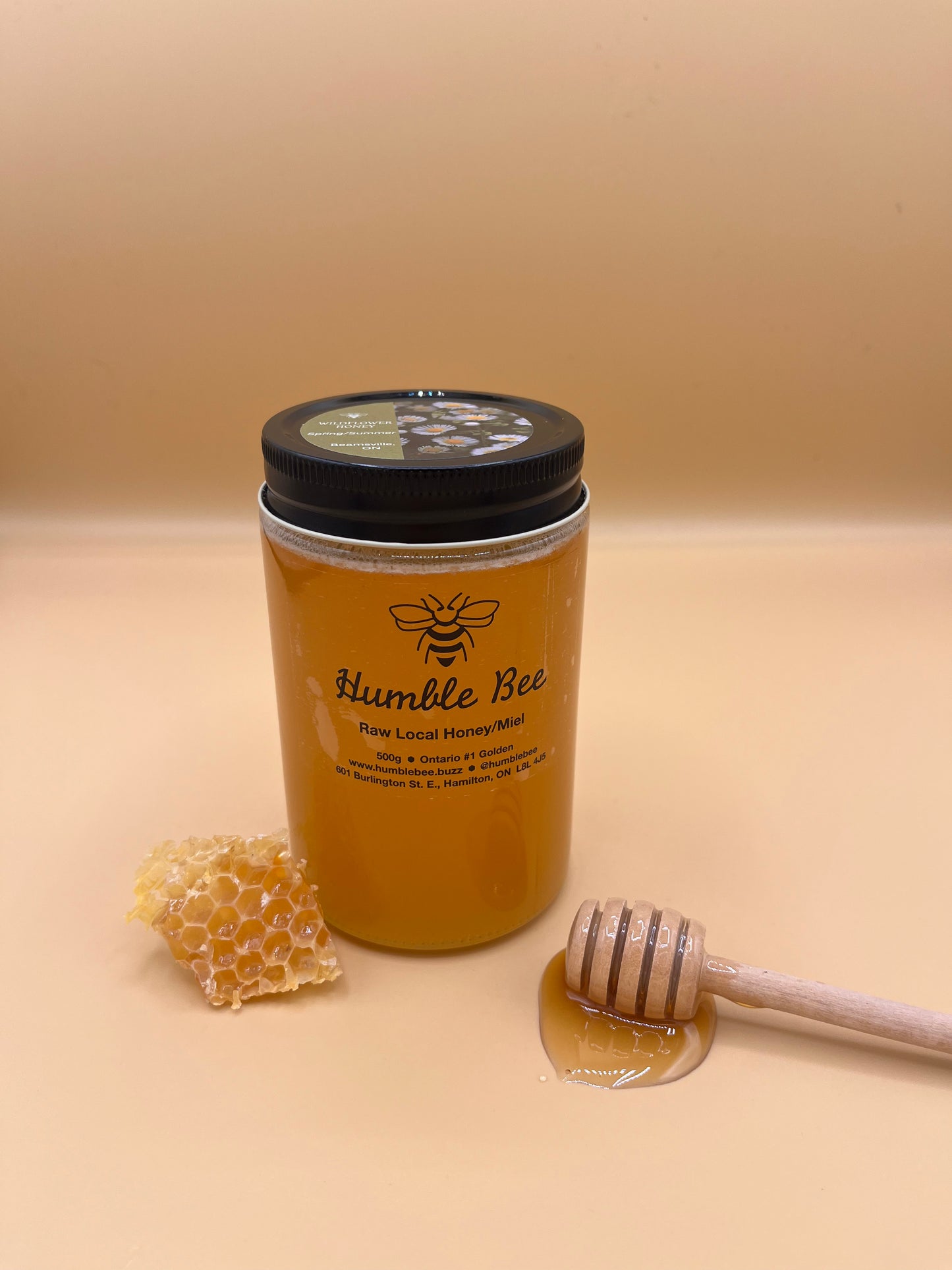Humble Bee Raw Honey - 500g jar