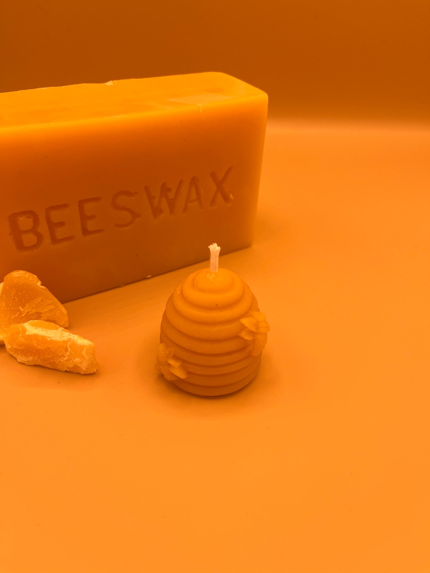 Mini Skep Beeswax Candle