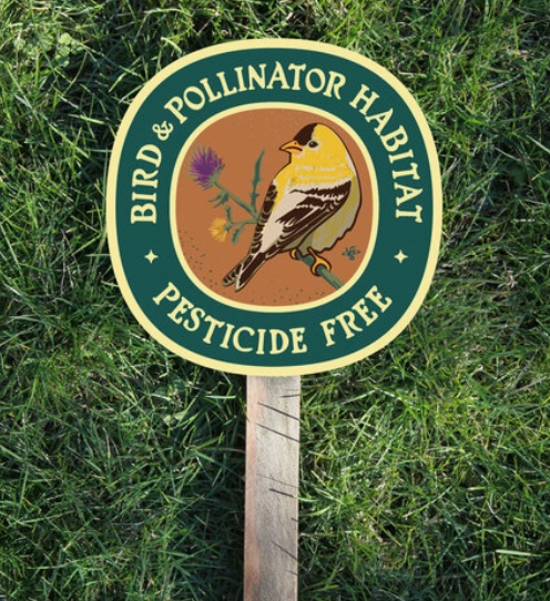 Pesticide Free Habitat - Sign