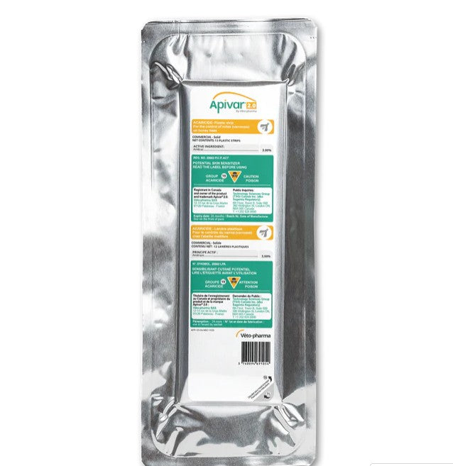 Apivar 2.0 - Mite Treatment