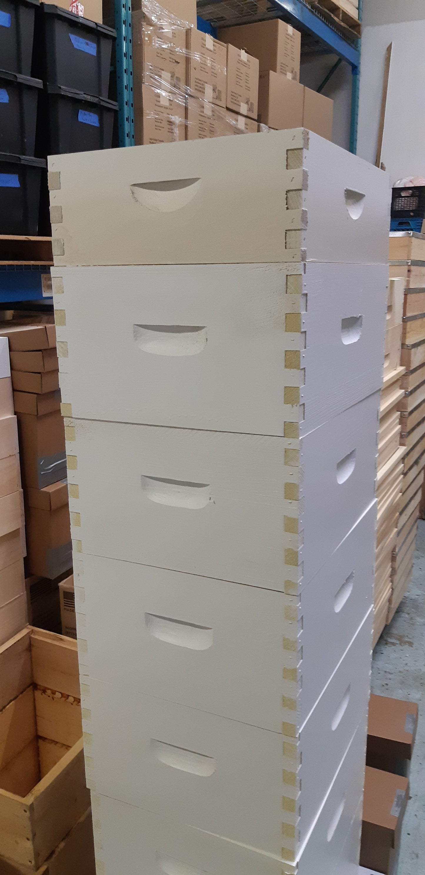 Primed Langstroth Hive Boxes (assembled)