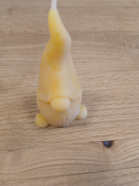 Gnome Beeswax Candle