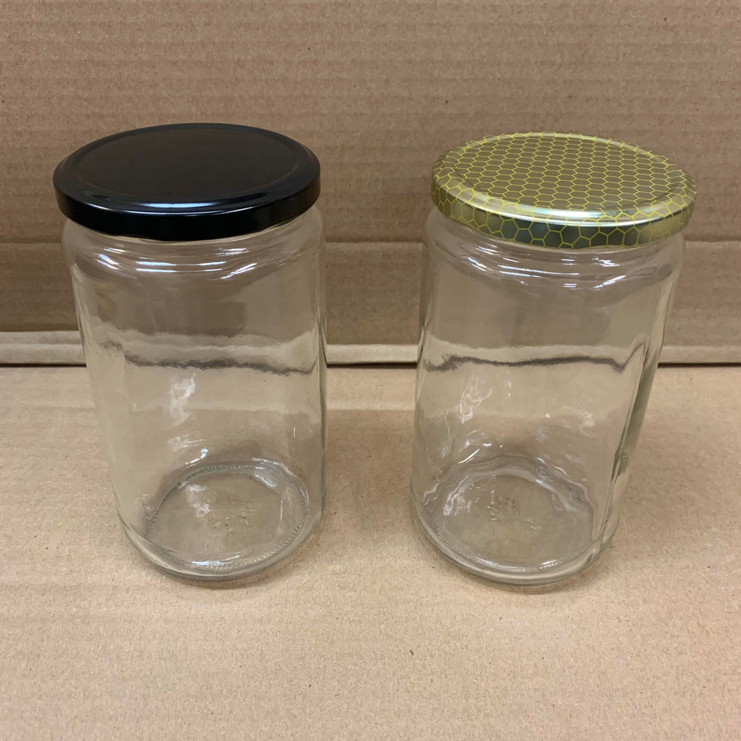 Case of 1kg Jars with Lids (empty)