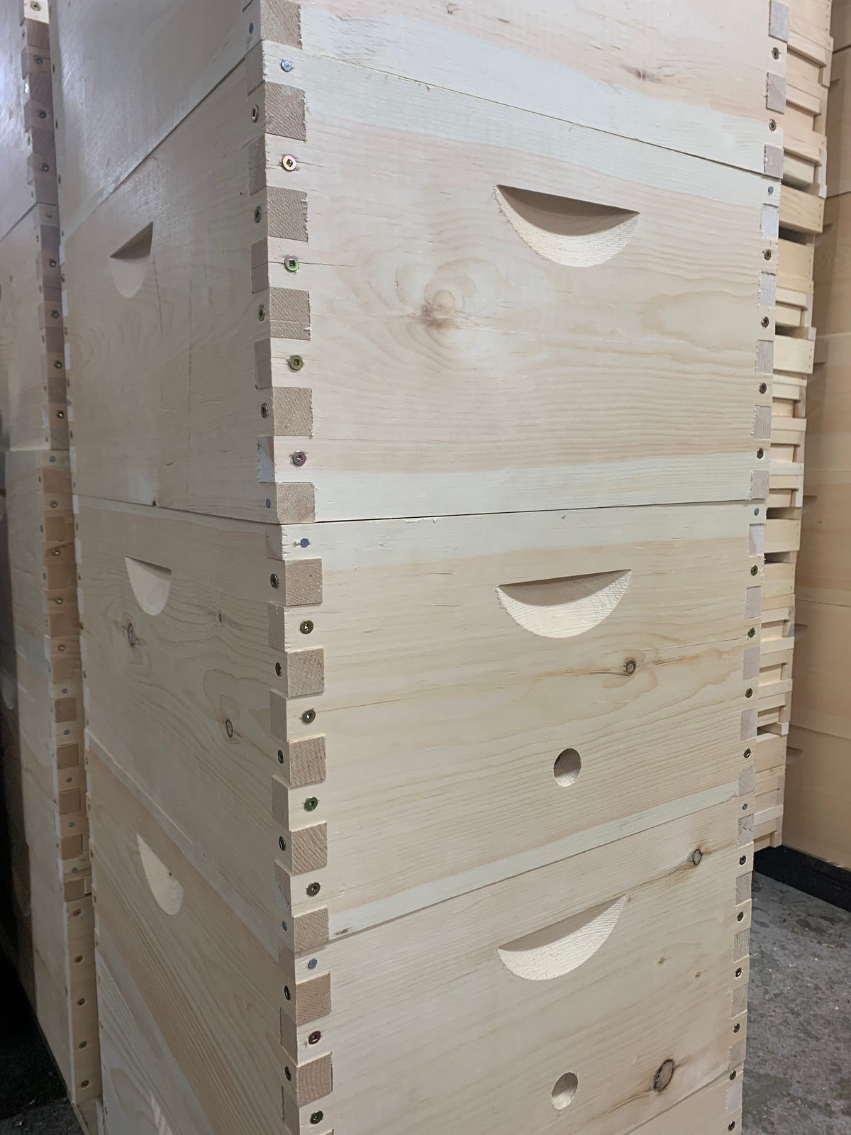 Single Deep Bee Box Unassembled Deep Langstroth Hive Boxes Ontario Beekeeping Equipment ...
