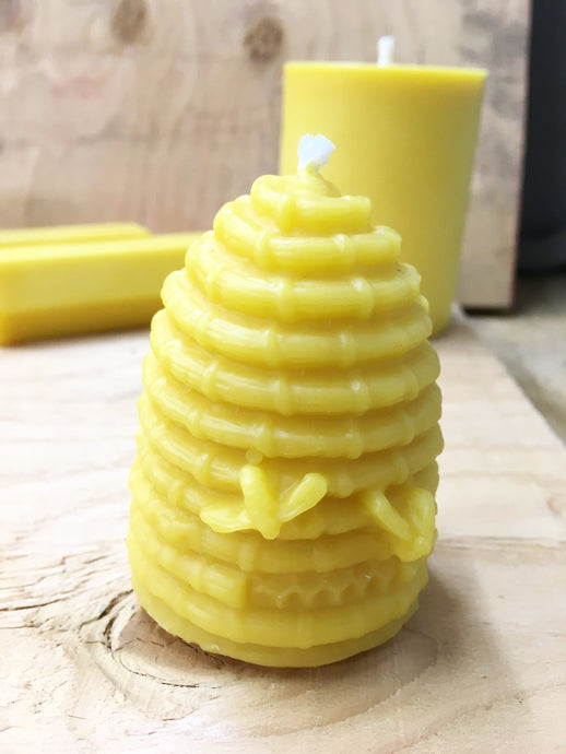 Beeswax Skep Candle