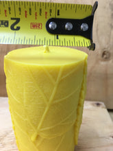 Beeswax Leaf Pillar Candle