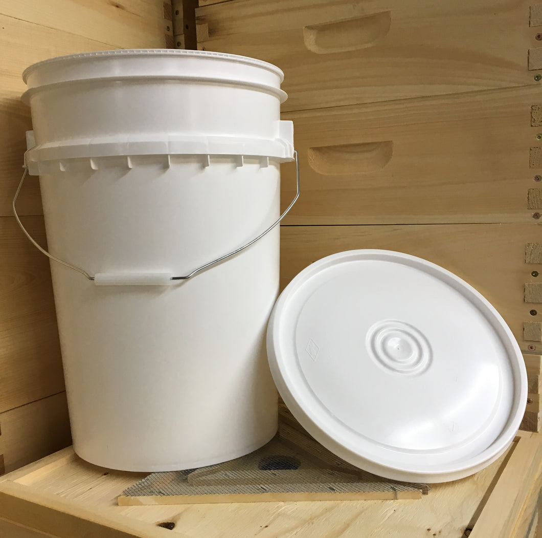5 Gallon Pail (metal handle) and lid